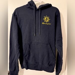 Dark blue champion hoodie